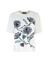 Weekend Max Mara Lecco T-shirt In White Cotton In 005