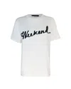 Weekend Max Mara Olga Embroidered Cotton Jersey T-shirt In 004