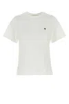 Weekend Max Mara Crew Neck Plain Design T-shirt In White