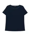 Weekend Max Mara Gilbert T-shirt With Short Sleeves In Blue