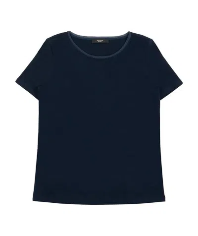 WEEKEND MAX MARA T-SHIRT WITH ROUND NECK AND SHORT SLEEVES