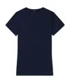 Weekend Max Mara T-shirt With Round Neck And Short Sleeves In Blue