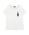 Weekend Max Mara T-shirt With Round Neck And Short Sleeves In White