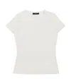 Weekend Max Mara T-shirt With Round Neck And Short Sleeves In White