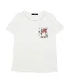 Weekend Max Mara T-shirt With Round Neck And Short Sleeves In White