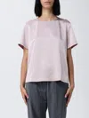 Weekend Max Mara Crew-neck Button-closure Top In Animal Print