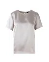 Weekend Max Mara T-shirt Gilbert Rosa In Gray
