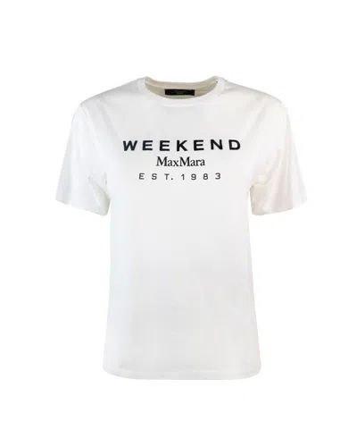 Weekend Max Mara Weekend Maxmara Wkdsabato Cotton Jersey T Shirt With Print In Multi