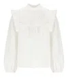 Weekend Max Mara Taddeo Broderie Anglaise Poplin Shirt