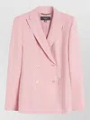 Weekend Max Mara Tailored Double Breasted Blazer Buttoned Cuffs In Pink