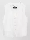 Weekend Max Mara Pace Sleeveless Linen Waistcoat In Multi