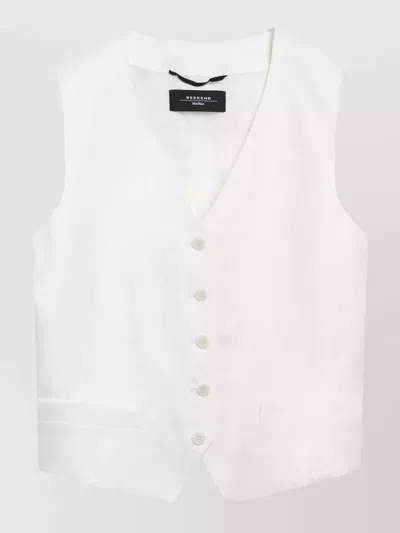 Weekend Max Mara Pace Sleeveless Linen Waistcoat In Multi