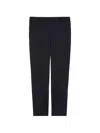 Weekend Max Mara Stretch Wool Slim-fit Pants In Blue