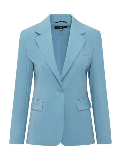 Weekend Max Mara Tailored Virgin Wool Blazer Jacket - Spring/summer 2026 In Sky
