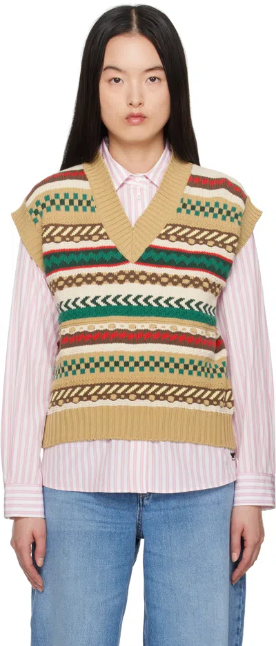 WEEKEND MAX MARA TAN VICINO VEST