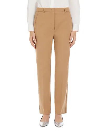 Weekend Max Mara Tanga Jersey Pants In Camel