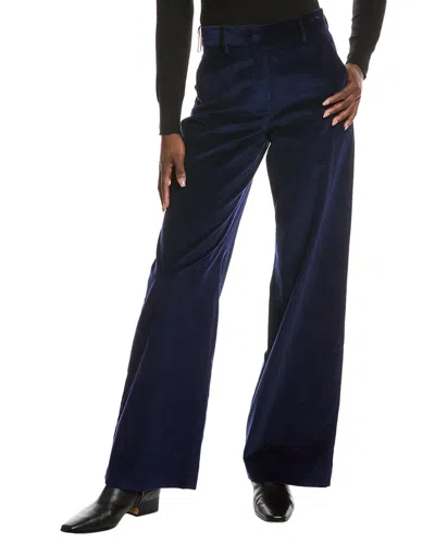 Weekend Max Mara Tania Corduroy Trouser In Blue