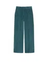 Weekend Max Mara Tania Long Trouser Denim In Green