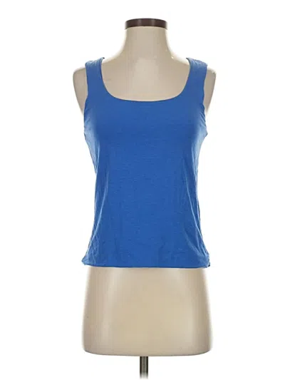 Pre-owned Weekend Max Mara Tank Top Blue Strapless Neckline Tops