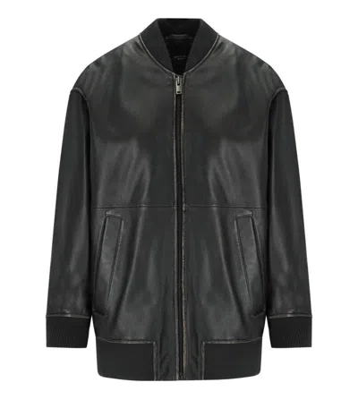 WEEKEND MAX MARA WEEKEND MAX MARA TATTICO BLACK BOMBER JACKET