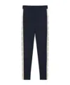 Weekend Max Mara Technical Jersey Leggings In Blue