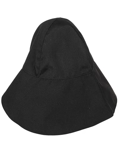 Weekend Max Mara Technical Twill Bucket Hat In Black