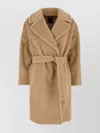 Weekend Max Mara Teddy Fabric Emmy Coat In Neutral