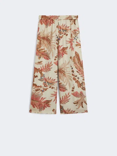 Weekend Max Mara Temide Long Trouser Beige In Brown