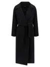 Weekend Max Mara 'tempera' Coat In Black