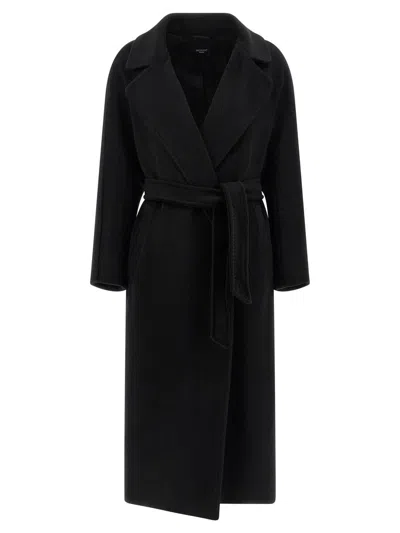 Weekend Max Mara 'tempera' Coat In Black