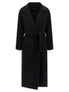 Weekend Max Mara Tempera Coat In Black