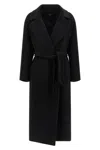 Weekend Max Mara Tempera Coat In Black