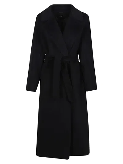 Weekend Max Mara Tempera Coat In Black