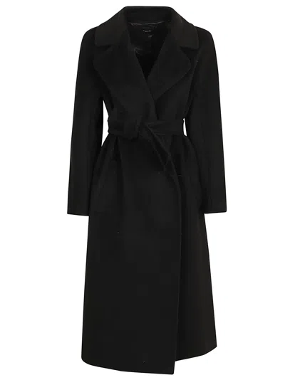 Weekend Max Mara Tempera Coat In Black