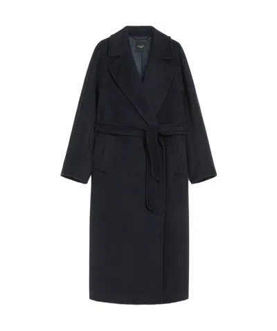 WEEKEND MAX MARA WEEKEND MAX MARA TEMPERA BELTED LONG-SLEEVED COAT