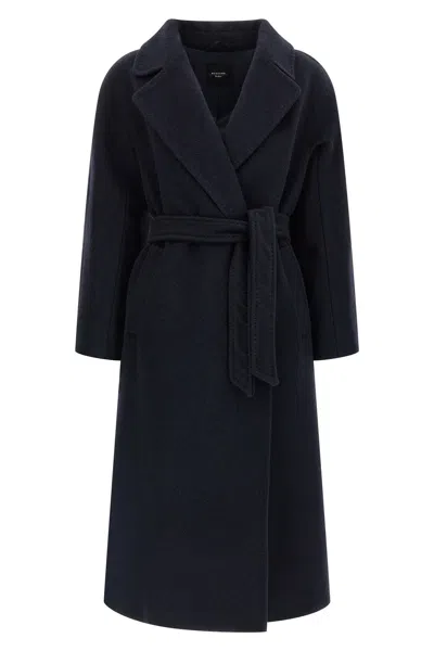 Weekend Max Mara 'tempera' Coat In Blue