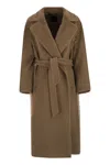 Weekend Max Mara Tempera Coat Camel In Brown
