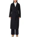 Weekend Max Mara Tempera Navy Coat In Black