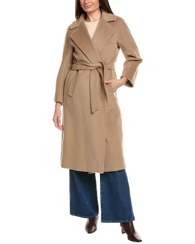 Weekend Max Mara Tempera Wool, Alpaca, & Mohair-blend Coat In Brown