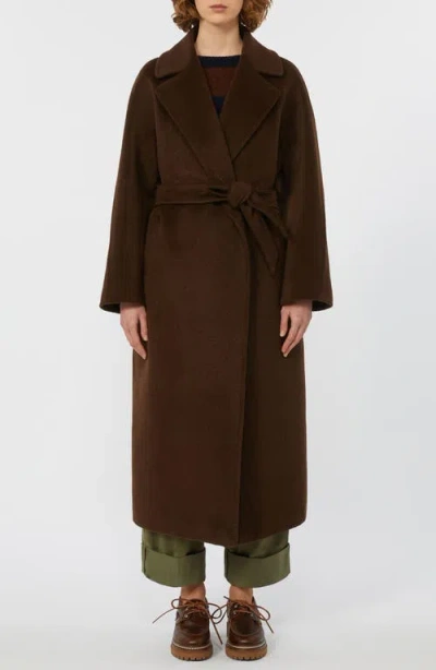 WEEKEND MAX MARA WEEKEND MAX MARA TEMPERA WOOL & ALPACA BLEND WRAP COAT