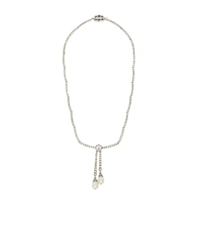 Weekend Max Mara Tennis Necklace In White