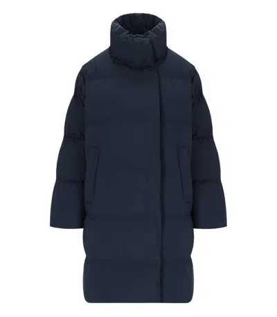 Weekend Max Mara Tenuta Blue Long Down Jacket