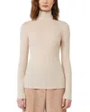 Weekend Max Mara Teseo Turtleneck Knitted Pullover In Nude