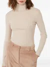 Weekend Max Mara Teseo Turtleneck Knitted Pullover In Neutral