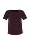 Weekend Max Mara Textured Back Blouse In Red