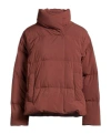 Weekend Max Mara Thick Down Jacket In Red