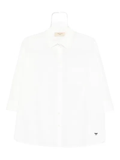 Weekend Max Mara Three-quarter Sleeve Shirt In White