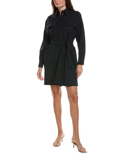 Weekend Max Mara Tiberio Wool-blend Dress In Black