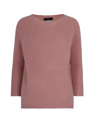 Weekend Max Mara Maglia Xeno Rosa In Animal Print