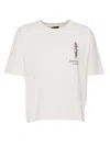 Weekend Max Mara Floral-print Cotton T-shirt In White